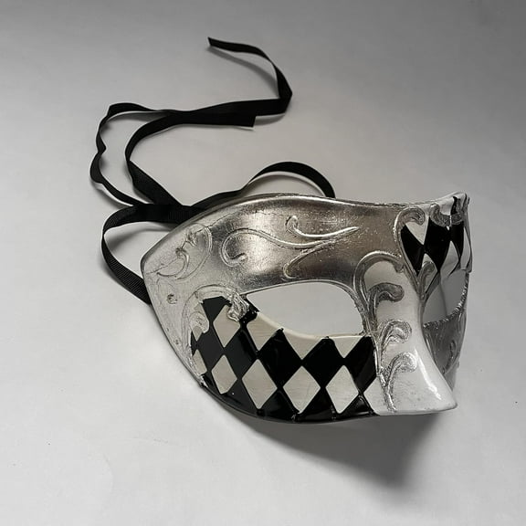 MASQ Mens Masquerade Mask Venetian Handmade Handpaint Eye Mask Dress up Birthday Cosplay Party Wear