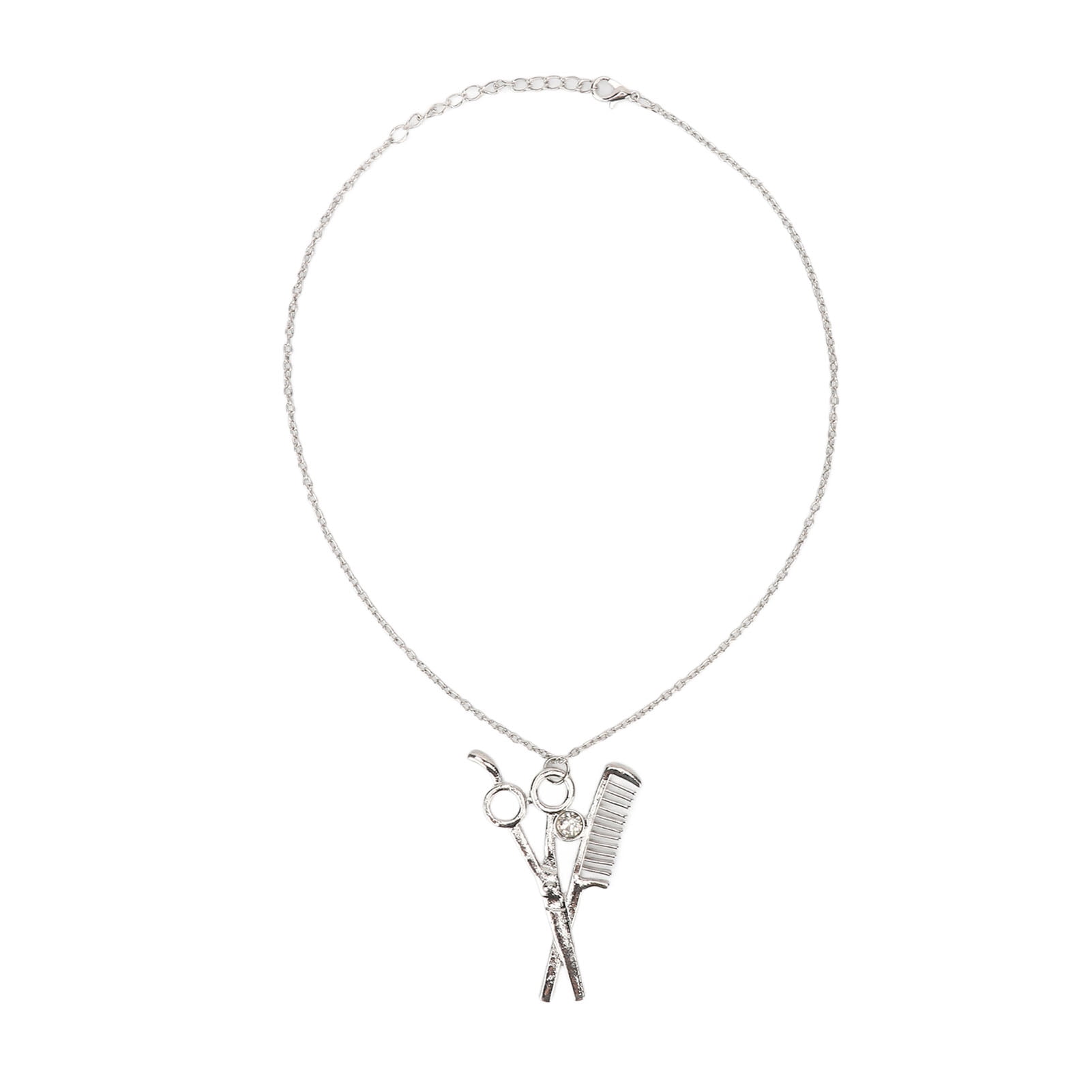 Hair stylist scissor necklace outlet