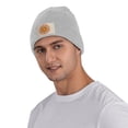 thumbnail image 5 of XMXT Winter Casual Beanie Hats for Men Women, Flat Warrior Compass Unisex Adult Cap Warm Daily Knit Hat Skull Caps, Gray, 5 of 9
