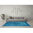 thumbnail image 3 of Ahgly Company Indoor Rectangle Oriental Light Blue Industrial Area Rugs, 2' x 4', 3 of 4