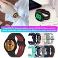 thumbnail image 3 of Correa De Reloj Compatible Con Samsung Galaxy Watch4 44/40 Mm Compatible Con Samsung Galaxy Watch4 Classic 46 Mm/42 Mm Correa De Silicona De Repuesto 20 Mm Methold EL017646-08, 3 of 5