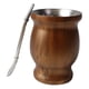 thumbnail image 4 of Juego de tazas para Yerba Mate, aislamiento térmico, regalo, portátil, para té y café Marrón, 4 of 6