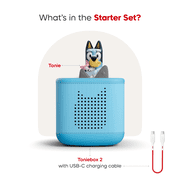 tonies Toniebox 2 Screen-Free Audio Player for Kids 3+ with Bluey, Sky Blue