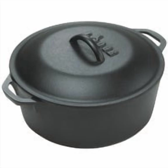 Lodge Mfg Co Lodge 5 Qt Cast Iron Dutch Oven - Pack of 2 Everyday Supply Pack
