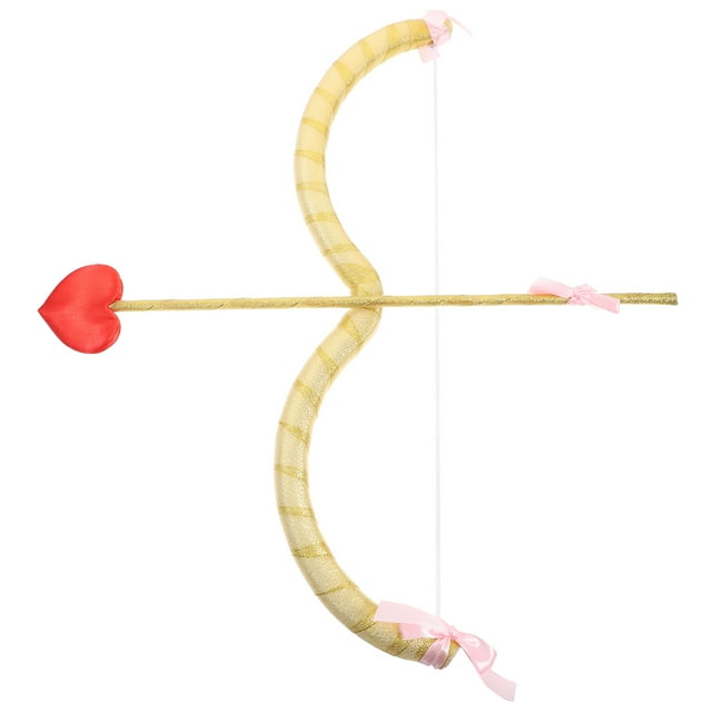 KAKOWELY juego de arco y flecha de Cupido, accesorio para disfraz de cosplay de Cupido, accesorio de fotografía
