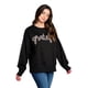 thumbnail image 2 of Sudadera "Grateful" Roman Fashion / Juvenil, 38770 (Negro) negro M, 2 of 4