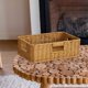 thumbnail image 1 of Cesta almacenamiento tejida, cesta multiusos, organizador almacenamiento sencillo y decorativo para armarios y estantes, sala estar y baño. Pequeño, 1 of 8