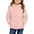 thumbnail image 3 of KAUOD Girls Winter Puffer Coats Quilted Windproof Hooded down Jackets Kids Zip up Waterproof Lightweight Outwear with Pockets, 3 of 9