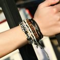 thumbnail image 3 of Beads Wristbands, Multi Layer Punk Bracelet Woven  for Women, 3 of 8