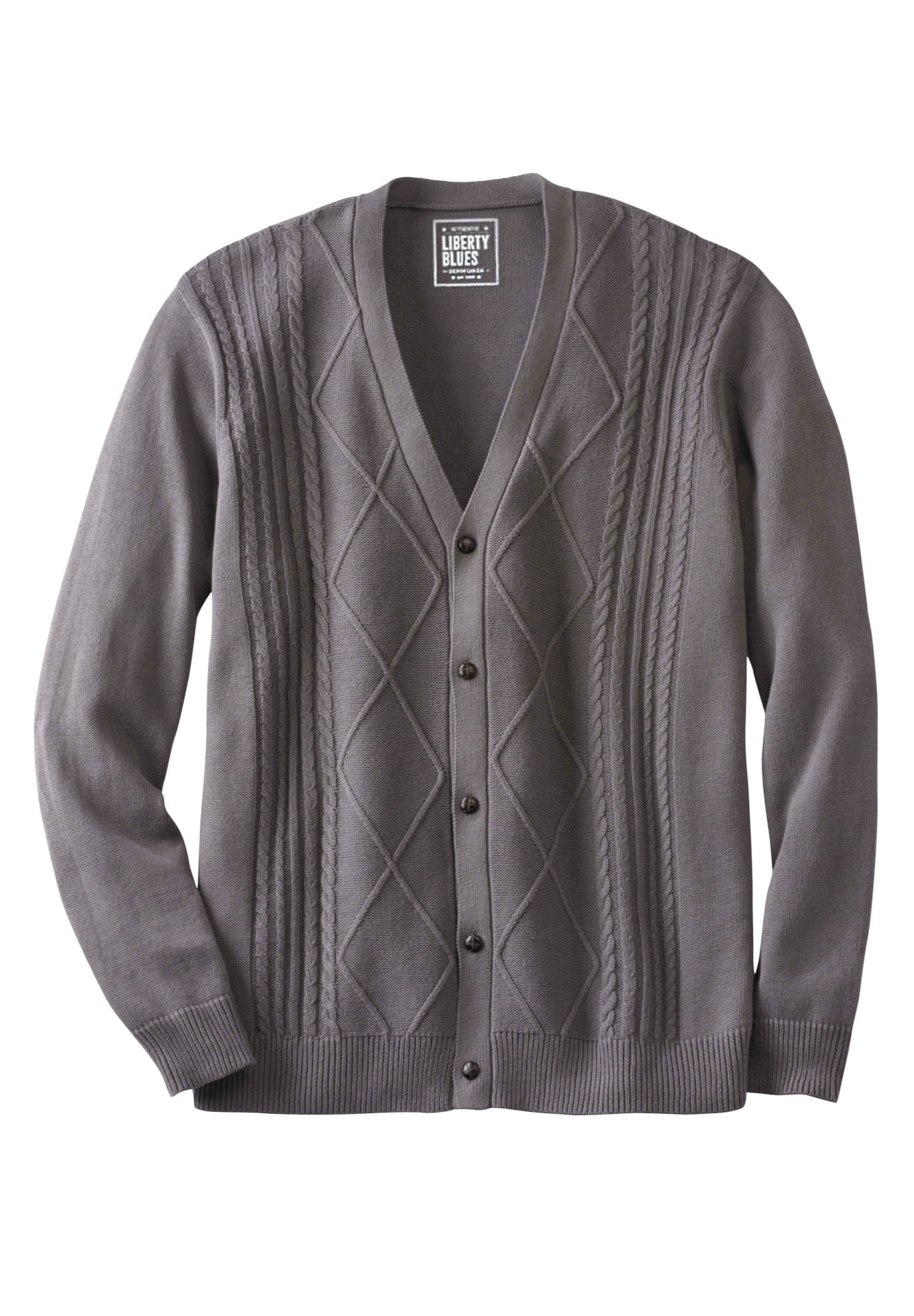 mens big and tall cable knit sweater