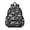 Black Cartoon Dinosaurs Fossils Pattern, variant on Black Cartoon Dinosaurs Fossils Pattern Cute School Backpack with Padded Back and Adjustable Shoulder Straps 13.4"x11"x4.7"