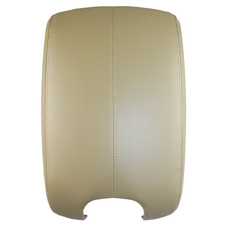 - BROCK Center Console Armrest Cover Synthetic Leather Lid w/ Plastic Plate Repair Beige Leatherette Replacement for 08-12 Honda Accord 83450-TA5-A31ZC