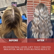 4BOND Premium Hair Bleach Powder Lightener | Blue Based Lightener | Up To 9 Levels Of Lift | Infused with Amino Acids, and Quinoa, Keratin and Baobab Proteins For Repairative Conditioning 16 Fl Oz