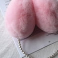 thumbnail image 3 of Winter Earmuff Soft Plush Solid Color Faux Pearl Fluffy Ear Muff Ear Warmer, 3 of 6