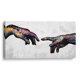 thumbnail image 1 of Cuadro decorativo - Graffiti Hand, David Aste 60x30 Canvas Lab Colorido, Ilustraciones, 1 of 2