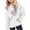 White A, variant on Girls Hoodies Valentine's Day Fleece Long Sleeve Casual Pullover Tops Cute Printed Crewneck Sweatshirt with Pockets Size 4-14