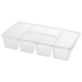 thumbnail image 1 of Compartment Refrigerator Organizer Bin Fridge Food Container Desk Refrigerator Organizer Box, 1 of 9