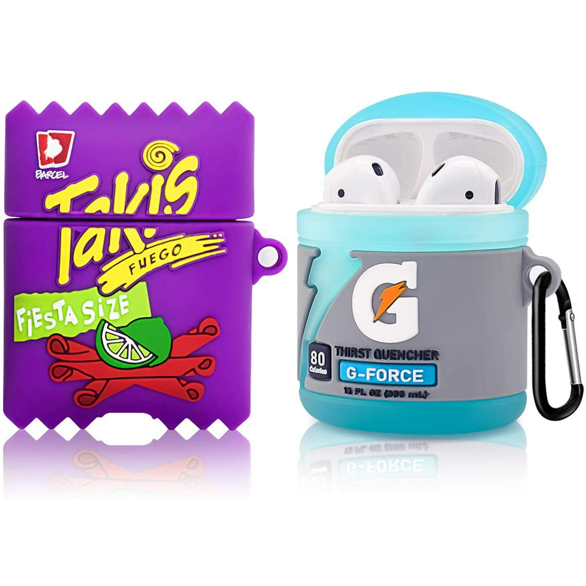 QUETO [Lot de 2] pour Airpod 2/1 Sport Water Takis Potato Chips