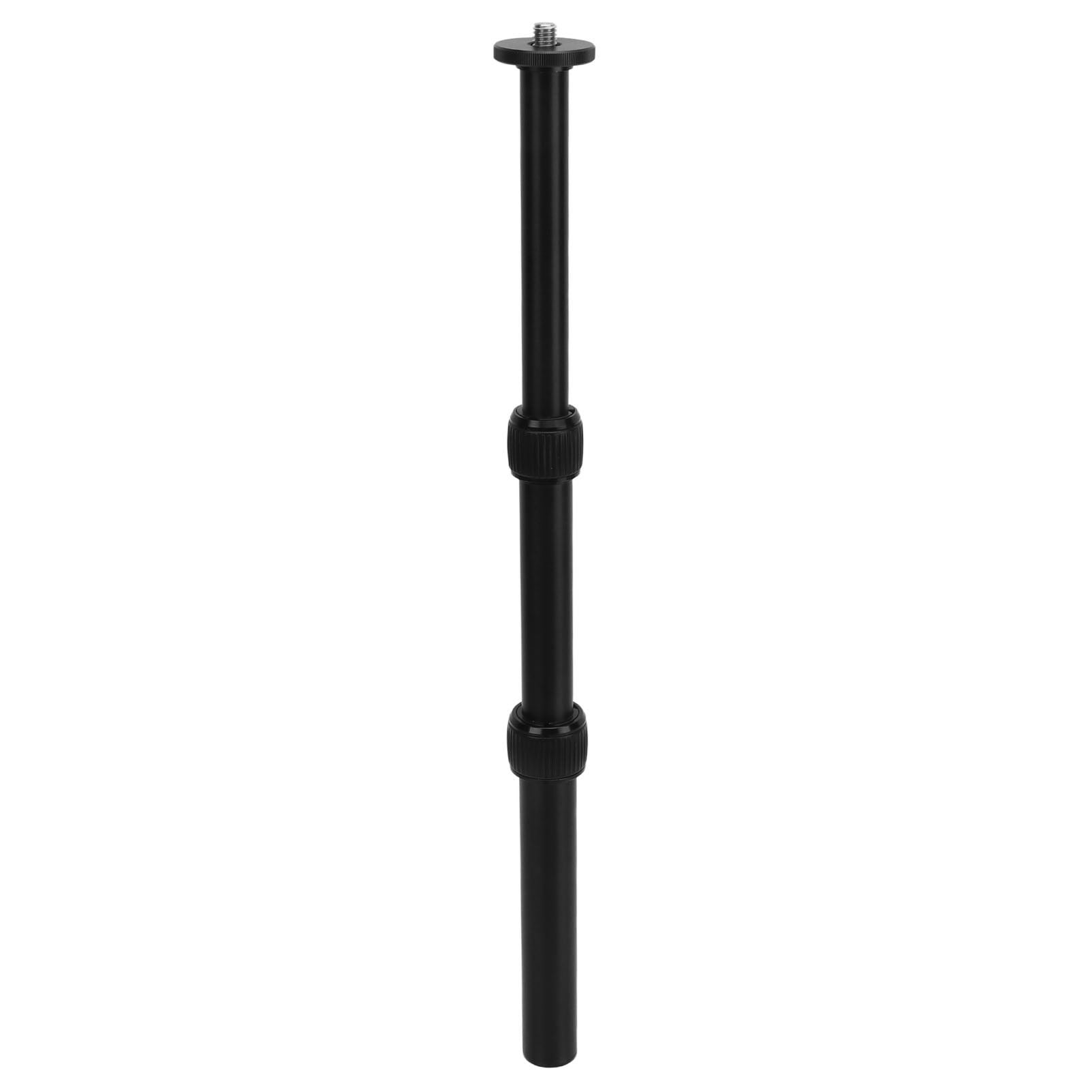 3 Section Tripod Extension Arm Strong Carrying Capacity Lightweight Aluminum Alloy Tripod Extension Tube for Camera