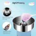 thumbnail image 4 of ROVSUN Cotton Candy Machine Maker 21 Inch Stainless Steel Bowl, Electric Candy Floss Maker Machine w/Cover Sugar Scoop and Large Storage Drawer for Commercial Home Party Carnival, Blue, 4 of 8