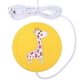 thumbnail image 1 of USB Electric Coffee Cup Warmer for Office, Home, Yellow ws, 1 of 4