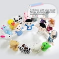 thumbnail image 7 of 16Pcs Finger Puppets Set,10 Animal Finger Puppets + 6 People Finger Family Members,Cloth Velvet Puppets for Kids,Finger Puppets for Toddlers,Educational,Story Time Toys, 7 of 7