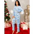 thumbnail image 4 of Set De 2 Pijamas Afelpadas Mujer Unitalla Polar Pantalón Sudadera Ropa Invierno, 4 of 5