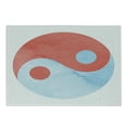 thumbnail image 1 of Ying Yang Cutting Board, Watercolor Painting Style Arts Culture Theme Balance Harmony Abstract, Decorative Tempered Glass Cutting and Serving Board, Small Size, Red Blue White, by Ambesonne, 1 of 1