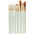 thumbnail image 1 of Painting Brush, Strong Easy Clean Oil Paint Set Portable Comfortable Grip  For Propylene For Gouache For Oil Painting Light Green,Pale Powder,Light Blue, 1 of 8