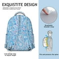 thumbnail image 5 of Nordic Rustic Style Student Backpack - Spacious Main Compartment, 5 of 5