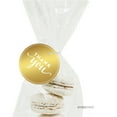 thumbnail image 3 of Thank You Gold Metallic Gold Round Favor Gift Thank You Tags, 24-Pack, 3 of 3