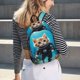 thumbnail image 5 of Easygdp Underwater Diving Cat Mochila de Lona Resistente para Laptop, Compatible con Laptops de 15 a 17 pulgadas, Ideal para Escuela, Trabajo y Viajes-Medium, 5 of 5