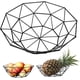 thumbnail image 1 of Cesta de frutas frutero de metal moderna cesta decorativa escandinava en negro mate 26x26x9cm con gran capacidad, 1 of 6