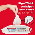 thumbnail image 4 of Petkin Big 'N' Thick Extra Large Germ Removal Wipes for Cats & Dogs., 4 of 7