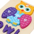 thumbnail image 2 of Wooden Animal Puzzles Color Cognition Intellectual Development Embedded Smoother Edges Toddler Puzzles for Home Toys, 2 of 3