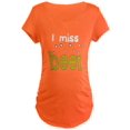 thumbnail image 1 of CafePress - I Miss Beer Maternity T Shirt - Maternity Dark T-Shirt, 1 of 1