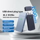 thumbnail image 5 of Carcasa para SSD M.2 NVMe 2230 2242, Adaptador USB de 10 Gbps, USB 3.2 Gen2, Caja Externa para SSD M.2 NVMe 2230 2242, Color Negro, 5 of 10