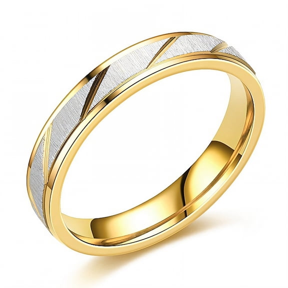DESIGNICE Gold Rings for Women,Rigid Structure Tarnish Free Gold Rings,Skin-Friendly Dainty Rings for Women,Gold1 Plated
