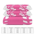 thumbnail image 2 of 3 Pcs Soft Bedding Set, Includes 1 Duvet Cover with Zipper And 2 Pillow Shams,Pink Lobster Twin(86"x70"), 2 of 8