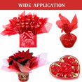 thumbnail image 6 of Miyuadkai Red Colored Transparent Cellophane Roll 40Cmx30M for Gift Handmade Diy Flower Packaging Wrapping Paper Christmas Craft, 6 of 8