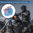 thumbnail image 3 of Accesorios para Cascos de Motocicleta Decoración Cola de Lazo para Cascos de Motocicleta Bicicleta Esquí Stickers de Felpa Azul 1 Juego, 3 of 6