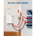 thumbnail image 3 of Interruptor de luz inalámbrico DEWENWILS de 3 vías, 38 m, alcance 125 V, 3 of 7