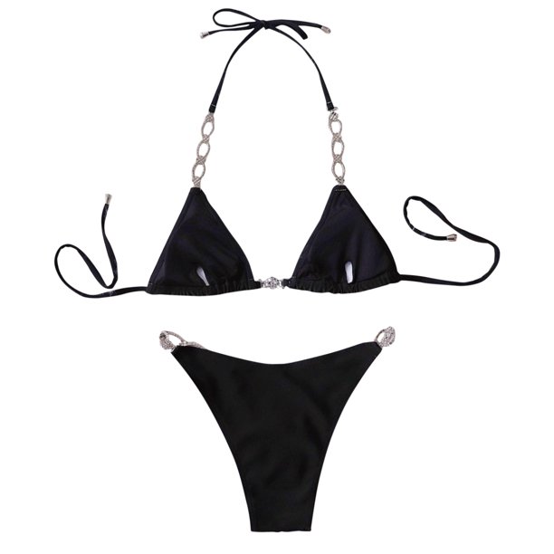 Diamante Tankini in Black Beauty, Bikini