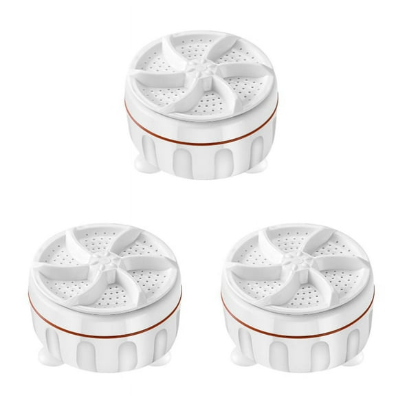 3PCS Mini Washing Machine USB Two-Way Rotating Turbine Portable Washing Machine for Sock Underwear for Travel