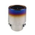 thumbnail image 5 of Exhaust Tailpipe Tip Stainless Steel Tail Throat Tail Pipe Car Modification Replacement, 5 of 5