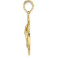 thumbnail image 2 of 14K Yellow Gold SANIBEL w/Dolphins Circle Charm - 25.9mm, 2 of 5