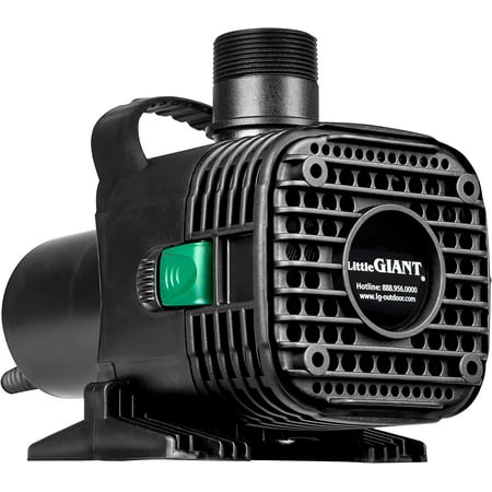 Little Giant Pump Pond Pump,3/16hp,120V AC,Plastic Housing 566725