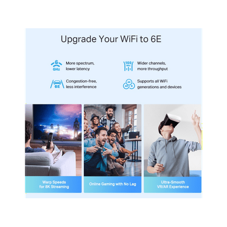 TP-Link - Deco XE75 Pro AXE5400 Tri-Band Wi-Fi 6E Whole Home Mesh System (3-Pack) - White