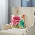 Mainstays 18" x 18" Watercolor Floral Decorative Throw Pillow
