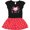 Black & Red with Polka Dots, variant on Inktastic Owl for Girls Gift Toddler Girl Dress